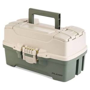lot 62327 image: Plano Fishing Tackle Box with Miscellaneous Fishing Supplies