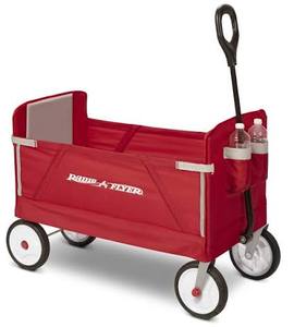 lot 62366 image: Radio Flyer 3-in-1 EZ Fold Wagon
