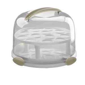 lot 62387 image: Better Homes & Gardens round cake carrier