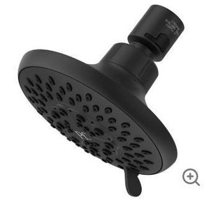 lot 17460 image: Pfirst Modern 1.75 GPM Multi Function Shower Head, 2 Pack