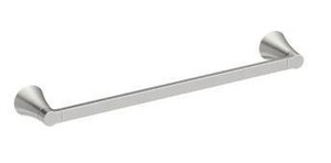 lot 17490 image: Moen Jase 24 Inch Towel Bar, Brushed Nickel