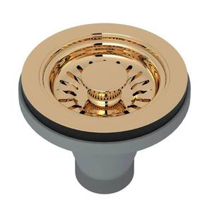 lot 17514 image: Shaws 738 Manual Basket Strainer, Gold