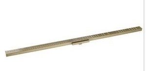 lot 17529 image: Infinity Drain 60in S-Stainless Steel Series Complete Kit with 1 12in Wedge Wire Grate