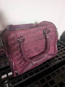lot 4004 image: Markay Shoulder Bag Purple Monogram Canvas