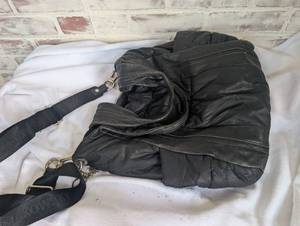 lot 4008 image: Makowsky Bag with Leather Trim and Heart Charm