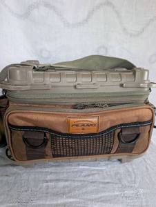 lot 5205 image: Plano Original Fishing Gear Tackle Bag with Storage Boxes