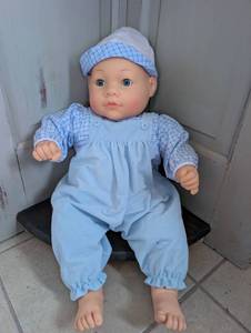 lot 5500 image: Citoy Baby Doll 16 inch with Blue Outfit and Hat