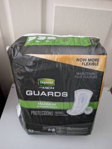 lot 6503 image: Depend Guards for Men Maximum Protection 52 Count