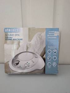 lot 6504 image: HoMedics Sound Spa Portable Sound Machine SS-2000