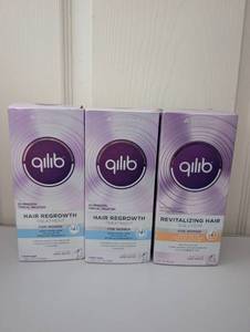 lot 6505 image: Galderma Qilib Hair Regrowth Treatment & Revitalizing Hair Solution for Women 3-Pack Bundle