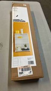 lot 2002 image: Conveylab 3-Shelf Bookcase 35.5 in W x 90.2 cm H White Finish