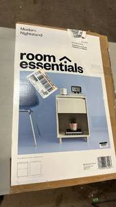 lot 2005 image: room essentials Modern Nightstand 25.5 in H x 18.25 in W x 17.5 in D