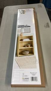 lot 2007 image: Room Essentials 3-Shelf Bookcase 35.5 in H x 24.1 in W x 9.8 in D