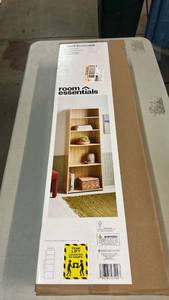 lot 2008 image: Room Essentials 5-Shelf Bookcasecase 71 in H x 24 in W x 11 in D