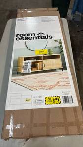 lot 2022 image: Room Essentials Mixed Material TV Stand 47.5 in L x 15.8 in W x 28.4 in H