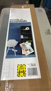 lot 2036 image: Room Essentials 5-Shelf Bookcase Black Finish