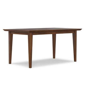 lot 3001 image: Colby 60 in. x 36 in. Rectangle Contemporary Modern Dining Table in Walnut 4-Legs Seats 4