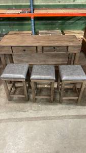 lot 3017 image: Counter Height Table Sets USB Plug
