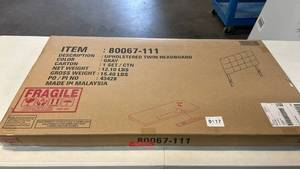 lot 8004 image: IDA Upholstered Twin Headboard 80067-111 Gray