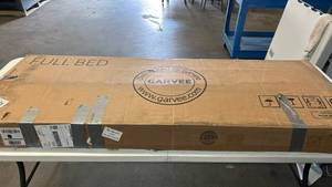 lot 8009 image: Garvee Full Bed Frame with Slats