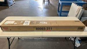 lot 8012 image: Upholstered Panel Headboard Gray 80065-311