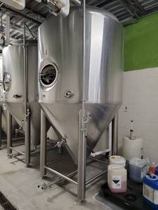 lot 16168 image: Stainless-Steel Conical Fermenter Tank