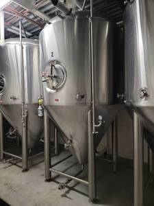 lot 16169 image: Stainless-Steel Conical Fermenter Tank