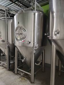 lot 16171 image: Stainless-Steel Conical Fermenter Tank