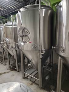 lot 16172 image: Stainless-Steel Conical Fermenter Tank