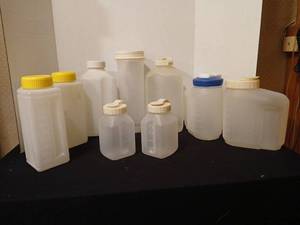 lot 1102 image: Plastic jugs