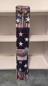 lot 1206 image: Valley Forge Polycotton United States Flag Set 3x5 Eagle