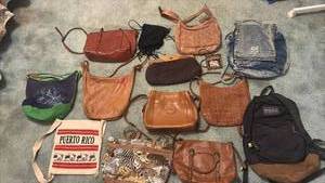 lot 1212 image: Assorted Handbags, Backpacks, and Shoulder Bags