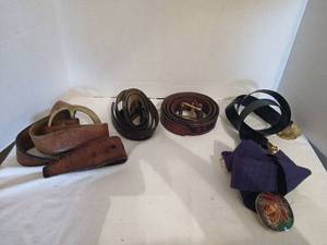 lot 1309 image: Womens belts  sm,and suspenders