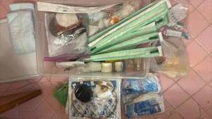 lot 1409 image: Medical Wound Care Supplies Lot VAC Granufoam Dressing Tubing Tape and more