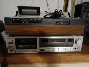lot 1437 image: Sony TC-K555 Stereo Cassette Deck with Operating Instructions Manual