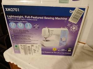 lot 1460 image: Brother XM2701 Lightweight Full-Featured Sewing Machine 27 Stitches