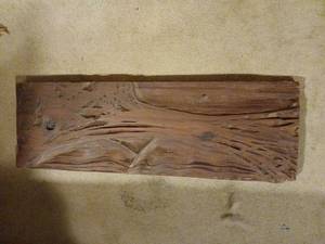 lot 1537 image: Carved Wood Relief Panel