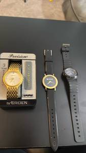 lot 1601 image: Gruen Precision Watch Lot with Lexus and Chronograph Watches