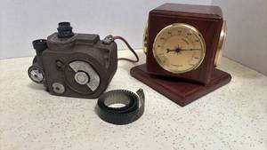 lot 1700 image: Paillard 8mm Film Camera with Accessories and Hygrometer