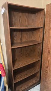 lot 1805 image: Open Bookcase 5-Shelf Storage Unit 71x31x12