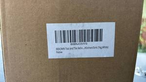 lot 2121 image: BEKOMN Tub and Tile Refinish Kitchen Sink 1kg White B0BNJC6VVS