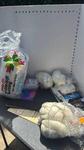 lot 2211 image: Craft Yarn and Batting Supplies Bundle