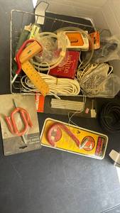 lot 2223 image: Mixed Hardware & Workshop Lot �� Hooks, Soapstone, Cord, Ruler, Nails & More