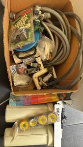 lot 2232 image: Sears Water Filter System Dual Cartridge with Fittings and Accessories