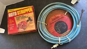 lot 2245 image: Thomson Roto Stripper and Electric Snake Drill Attachment