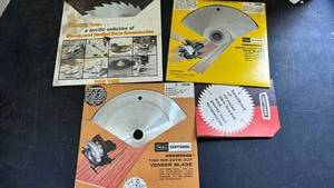 lot 2249 image: Sears Craftsman Saw Blade Lot Thin Kerf Veneer Metal Cutting