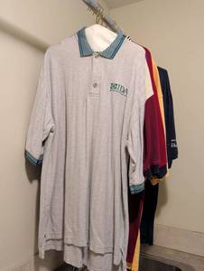 lot 1120 image: Lot of 5 Mens Polo Shirts GIDA American Family Insurance L to 2XL