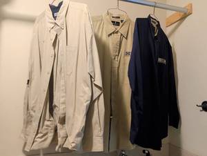 lot 1134 image: IIDA International Door Association Embroidered Shirts Lot of 3 xl xxl