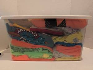 lot 1209 image: 66 quarts of mostly Cheney Door Complany and local t shirts