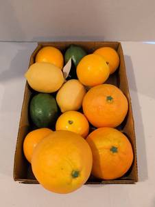 lot 1314 image: Faux Citrus Fruit Decorative Set Mixed Lot